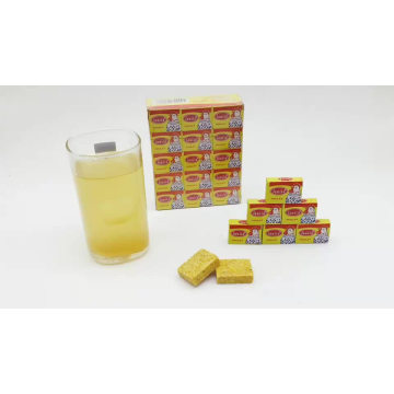 Prix ​​bas bon goût halal mélangé 10g assaisonnement bouillon de poulet soupe bouillon cube